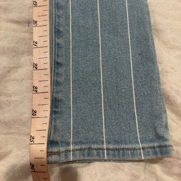 ETICA Ethically Made Goods FINN Ankle Jeans Mill Creek Stripe high waisted - Picture 10 of 11